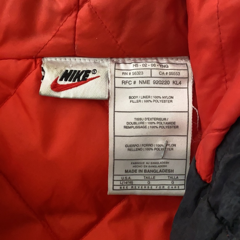 Vintage Nike Sport Bomber Windbreaker Jacket Sz M - Picture 2 of 6